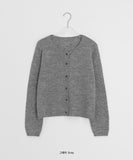 Woolide Round Knit Long Sleeve Cardigan