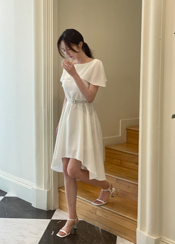 Raylin Cape Shawl Flare Mini One Piece (Belt Set)