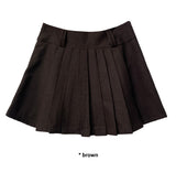 WOOL PLEATS MINI SK