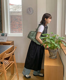 Hakun Layered Slit Ribbon Long One Piece