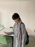 Edia Check Shirt Long One Piece