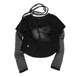 Sheer Vanish Scarf Long Sleeve