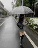 Chemi Black Damage Short Pants