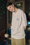 ABC CAT Embroidery Short Sleeve Tee