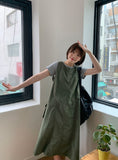 Hiken Nylon Cargo Long One Piece