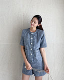 Loisel Tweed 3 Part Pants