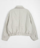 Weekend collar short padding jumper