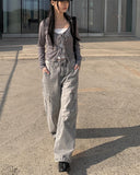 Sori Cargo Wide Denim Pants
