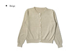 Ati Basic Round Knit Cardigan