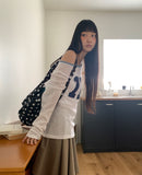 Meryl Dot Big Cross Shoulder Bag