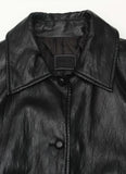 2BB QUILTING LEATHER COAT