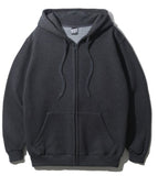 950g Original Plain Zip-Up Hoodie