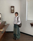 Yuneu Frill Crop Shirt