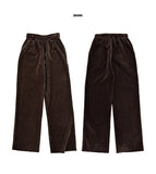Corduroy embossed pants
