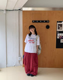 Friendy Tomato Printing Short Sleeve Tee