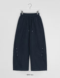 Hiview Rivet Nylon Wide Pants