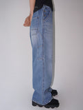 3 BUTTON CARPENTER WIDE DENIM