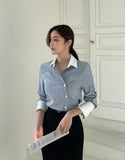 Verive Collar Stripe Shirt