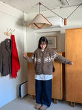 Accu Nordic Wool Mix Color Cardigan