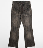 EYELET BROWN BOOTS CUT PT