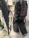 Eltimo Label Ribbed Knit Touch Gloves