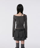 Layered Pleats Skirt