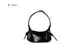 Dor Eyelet Leather Two-way Shoulder Bag