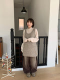 Dopto Washing Pintuck Wide Corduroy Pants