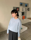 Elba Alpaca Wool Round Pastel Color Knit