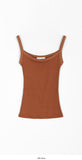 Hemt Tension Color Ribbed Sleeveless