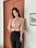 Ires Chiffon Shirring Blouse