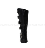 LAYERED BUCKLE BOOTS
