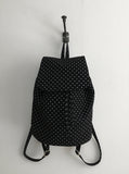 Guwon Dot Polka Dot Mini Canvas Backpack