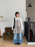 Fume Check Stripe Two Way Sleeveless Mini One Piece