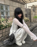 Fundy See-Through Strap Long Sleeve T-Shirt