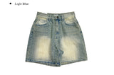 Yellow Tin Washing Short Denim Pants
