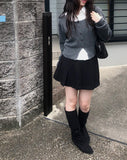 Known Square Neck Cardigan
