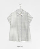 Yupun Summer Striped Short Sleeve Shirt
