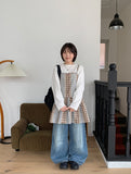 Fume Check Stripe Two Way Sleeveless Mini One Piece