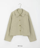 Hipna collar button short coat