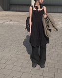 Dnie Cotton Bijou Wide Pants