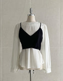 Bello Bustier Layered Blouse