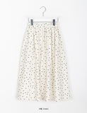 Holden corduroy dot flare skirt