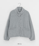 Dond Button Collar Fleece Jumper Jacket