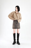 Abel denim belt skirt