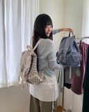 Mukkin Dot Buckle Pocket Backpack