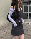 Cinder Cargo Mini Skirt