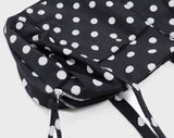 Pidil Dot Button Nylon Shoulder Bag