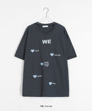 Tuenpi Printing Over Short Sleeve Tee