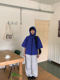 Dewone Parachute Banding String Jogger Pants
